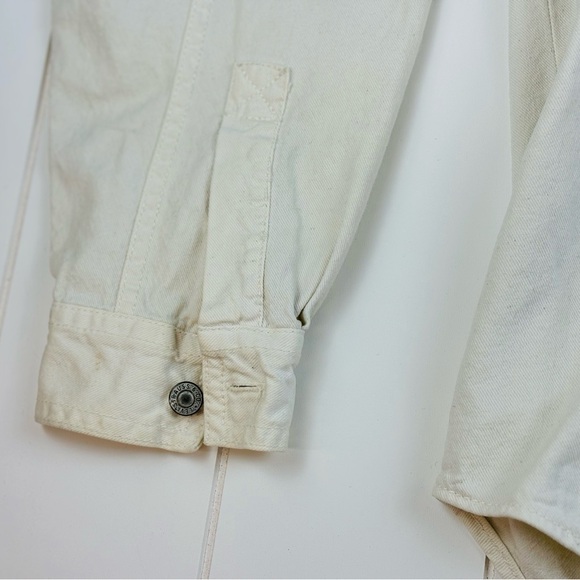 Levi’s Levi Strauss Red Tab Cream Colored Button Down Shirt - Picture 8 of 9